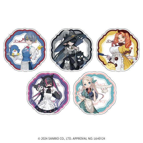 『lack×サンリオキャラクターズ』アクリルコースター01/ブラインド(全5種)(コラボイラスト)