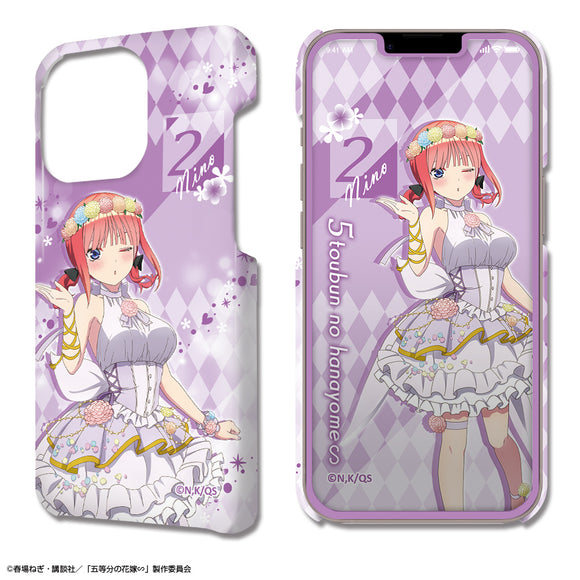 『五等分の花嫁∽』デザジャケット iPhone 13 Proケース＆保護シート デザイン02(中野二乃/花の妖精ver.)【描き下ろし】