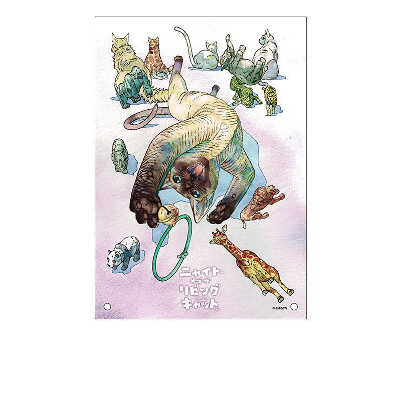 『ニャイト・オブ・ザ・リビングキャット』アクリルパネル D