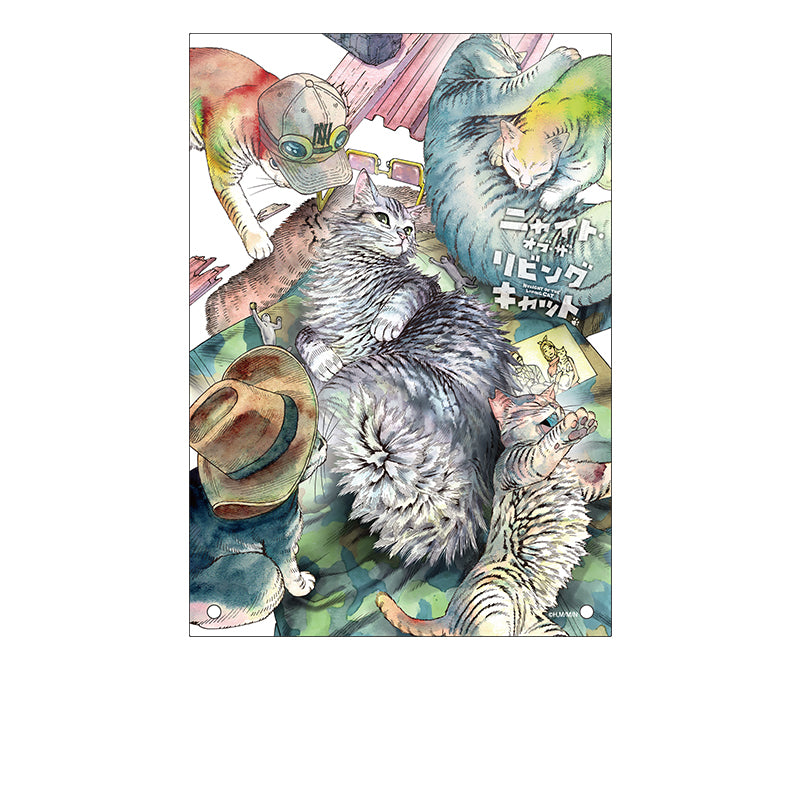 『ニャイト・オブ・ザ・リビングキャット』アクリルパネル E