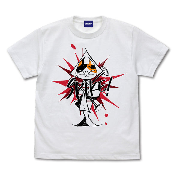 『ベヨネッタ3』Spike Cat Tシャツ（ミケ・ザ・スパイク 白）