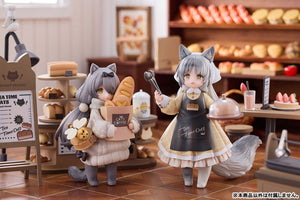 【特典】『ティータイム キャッツ シーン』にゃん町“パン屋”店員＆お客セット 完成品フィギュア