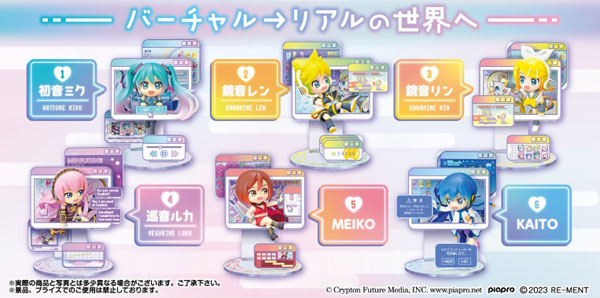 『初音ミクシリーズ』WINDOW FIGURE collection 6個入りBOX