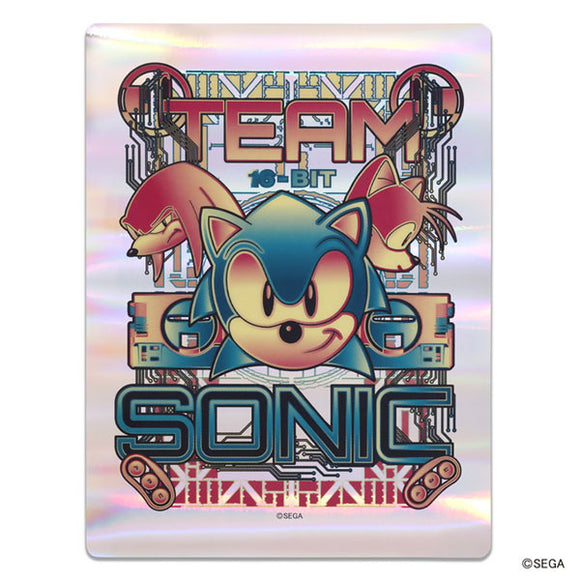 『ソニック・ザ・ヘッジホッグ』プリズムトラベルステッカー (1)TEAM SONIC