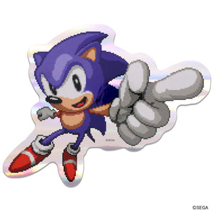 『ソニック・ザ・ヘッジホッグ』プリズムトラベルステッカー (4)SONIC(PIXELS)