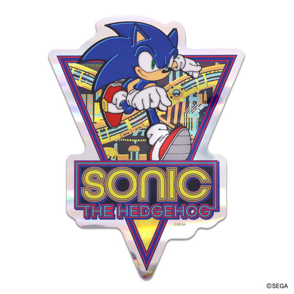 『ソニック・ザ・ヘッジホッグ』プリズムトラベルステッカー (5)SONIC(RUNNING)