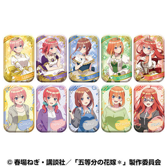 『五等分の花嫁*』まるかくカンバッジ3 10個入りBOX