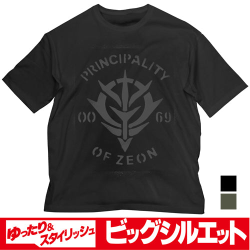『機動戦士ガンダム』ジオン ビッグシルエットTシャツ/BLACK