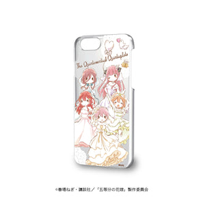 『五等分の花嫁』ハードケース(iPhone6/6s/7/8兼用) 03/集合デザイン 花嫁ver.(グラフアート)