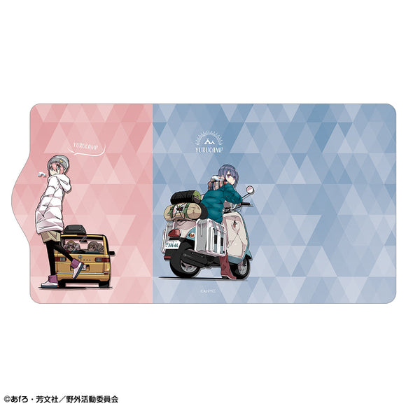 『ゆるキャン△』レザーキーケース Ver.2 デザイン01(各務原なでしこ&志摩リン/A)【202404再販】
