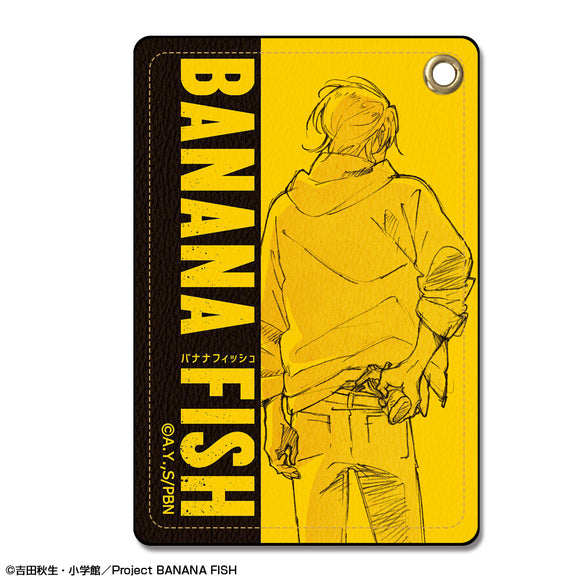 『BANANA FISH』レザーパスケース デザイン01(アッシュ・リンクス/A)