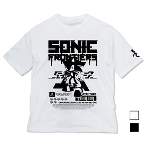 『ソニックフロンティア』  ビッグシルエットTシャツ WHITE【202405再販】