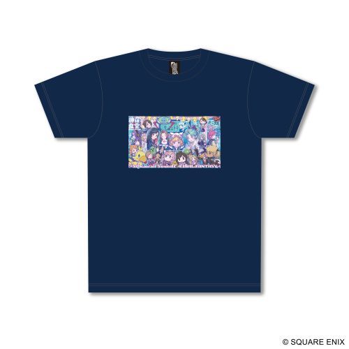 『ファイナルファンタジー』#SQkawaii Sounds -FINAL FANTASY- Tシャツ ネイビー