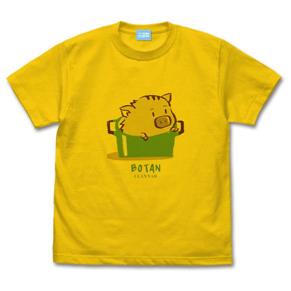 『CLANNAD-クラナド-』ボタンイラスト Tシャツ/CANARY YELLOW【202406再販】