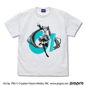 『初音ミク』初音ミク Tシャツ 円G Ver.【202406再販】