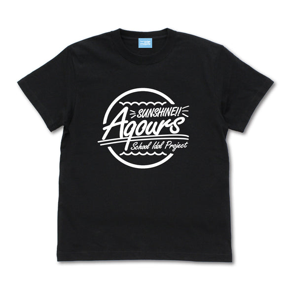 『ラブライブ!サンシャイン!! 』Aqours Tシャツ/BLACK　【202405再販】