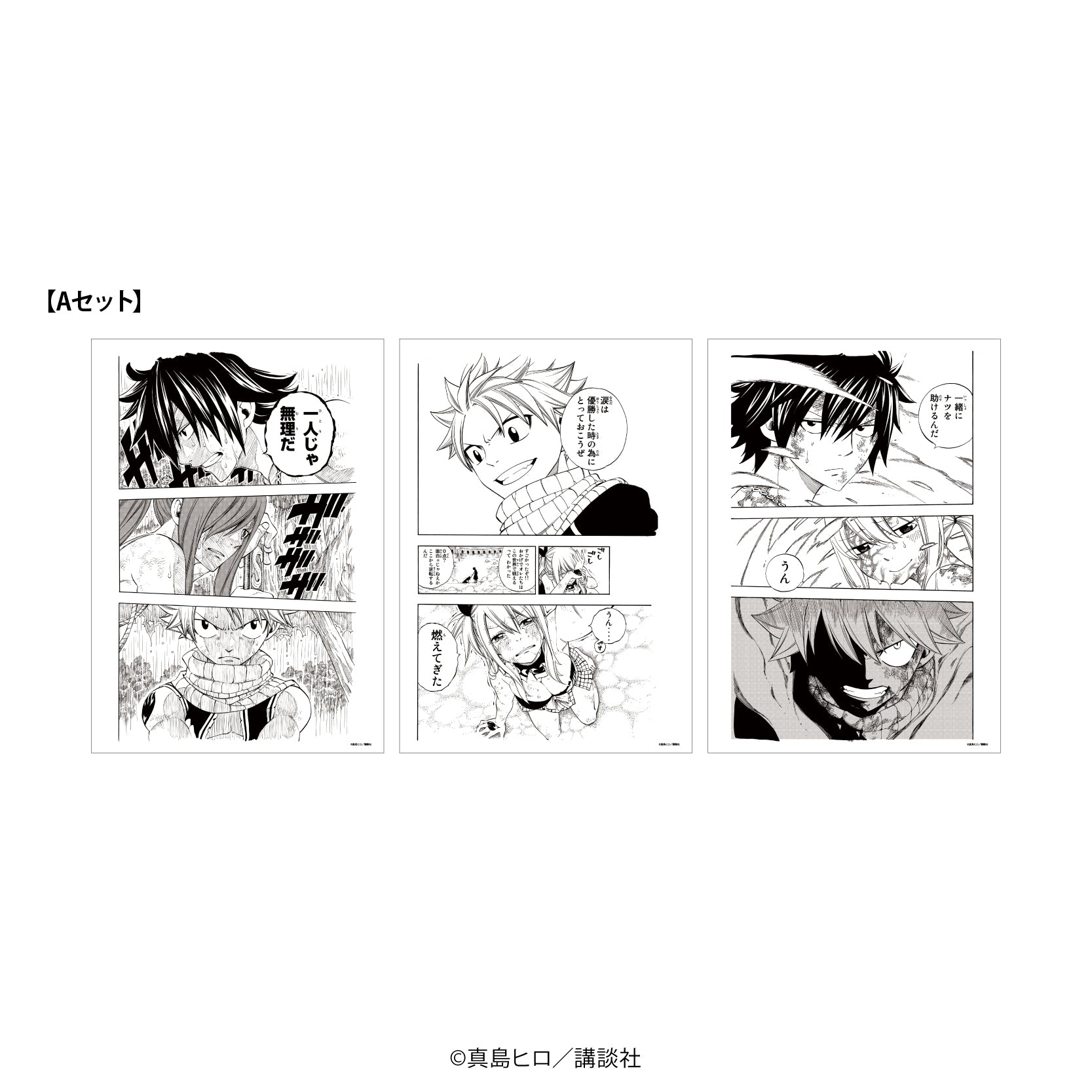 FAIRY TAIL』REPLICA GENGA 3枚セット 05/Aセット(公式イラスト