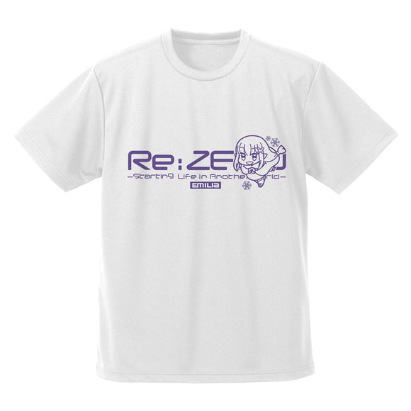 『Re:ゼロから始める異世界生活』エミリア ドライTシャツ デフォルメVer.【202406再販】