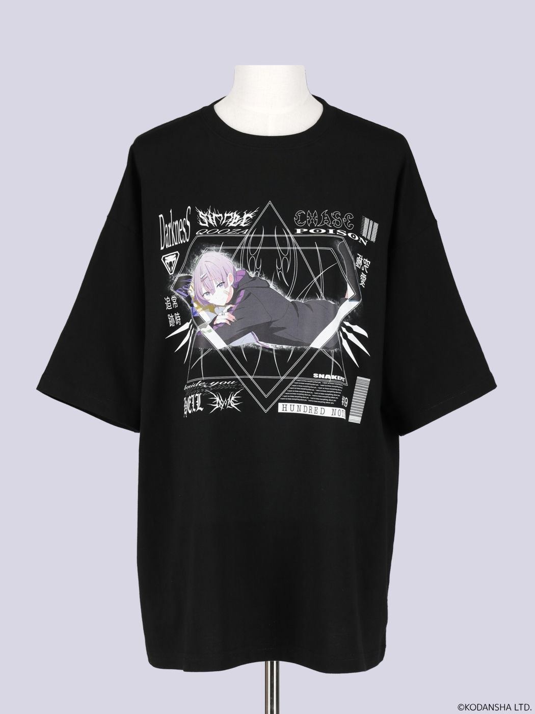 ハンドレッドノート』× QOOZA / 苦瀬 結人 ビックシルエット TEE