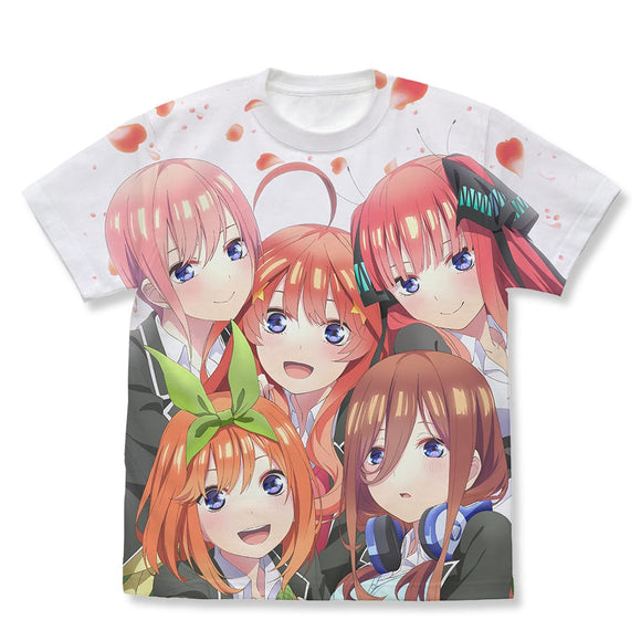 『五等分の花嫁∬』フルグラフィックTシャツ /WHITE【202406再販】