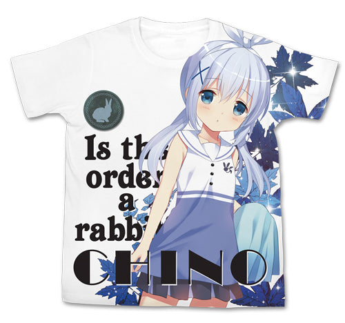 『ご注文はうさぎですか？？』チノ フルグラフィックTシャツ【202405再販】