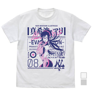 『エヴァンゲリオン』真希波・マリ・イラストリアス Tシャツ　WHITE【202406再販】