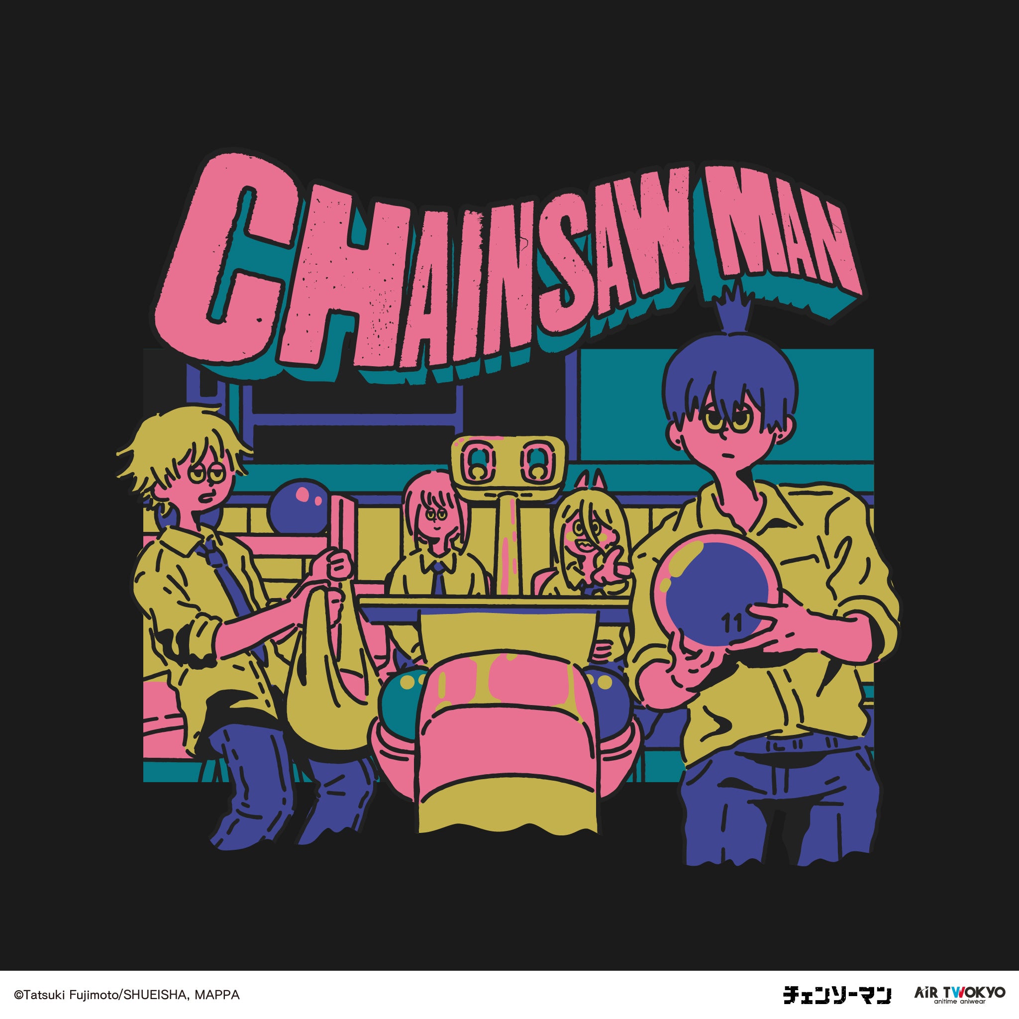 チェンソーマン』オープニングイラストTシャツ4 – Anime Store JP