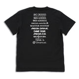 『異世界おじさん』SEGAのハードを選んだ人間のTシャツ BLACK