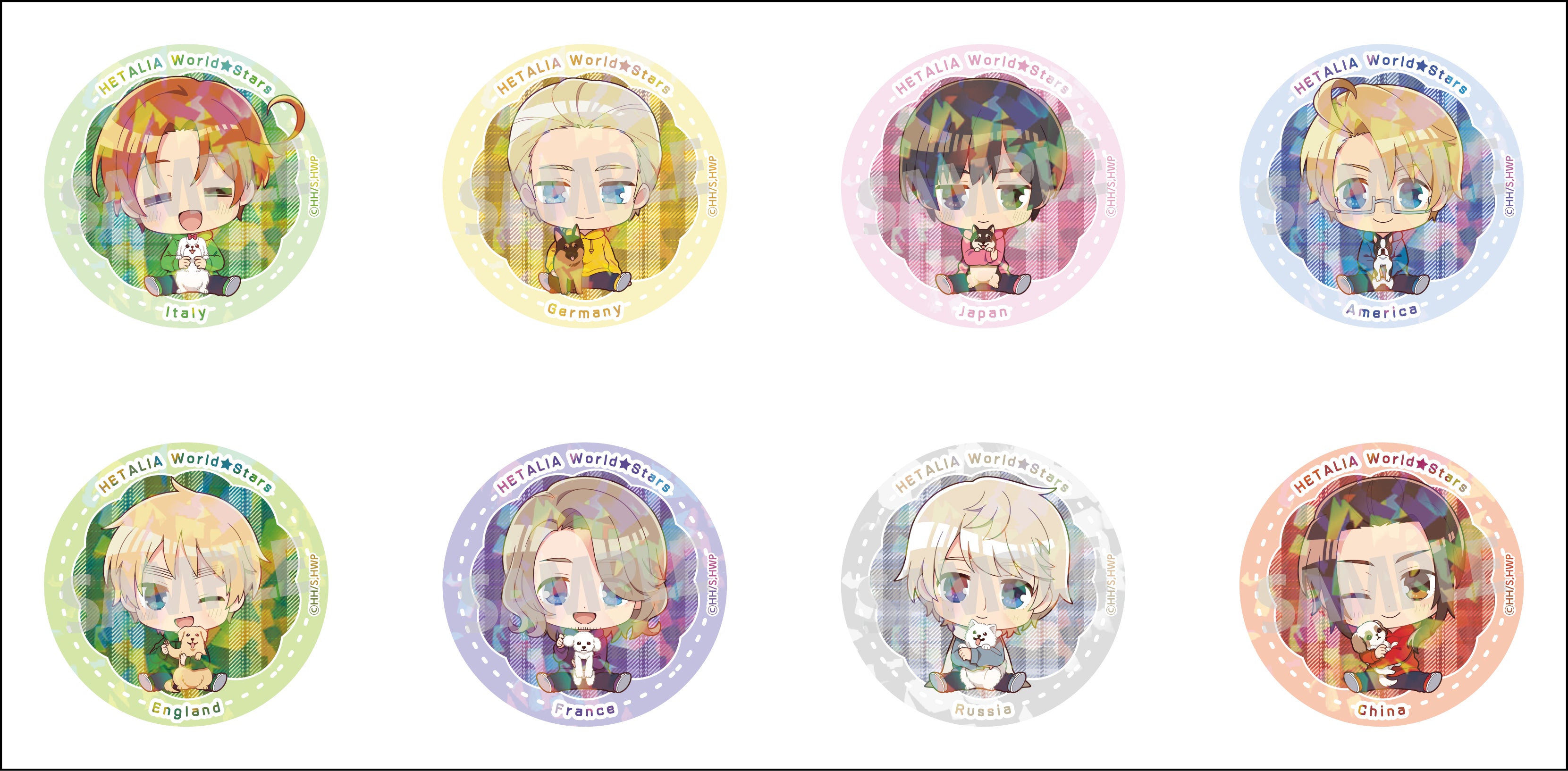 ヘタリア puppy ver. 缶バッジ　コンプリートセット ヘタリア puppy ver. 缶バッジ コンプリートセット - メルカリ