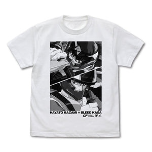 『新世紀GPXサイバーフォーミュラ』風見ハヤト＆ブリード加賀Tシャツ/WHITE【202406再販】