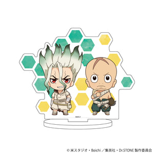 『Dr.STONE』キャラアクリルフィギュア 23/石神千空&ソユーズ(ミニキャライラスト)