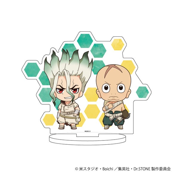 『Dr.STONE』キャラアクリルフィギュア 23/石神千空&ソユーズ(ミニキャライラスト)