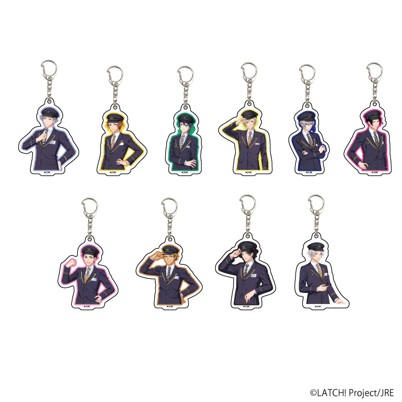 キーホルダー　【BOX】STATION IDOL LATCH! アクリルキーホルダー 05.駅員ver. vol.1(公式イラスト) STATION IDOL LATCH!』アクリルキーホルダー 05/駅員ver. BOX