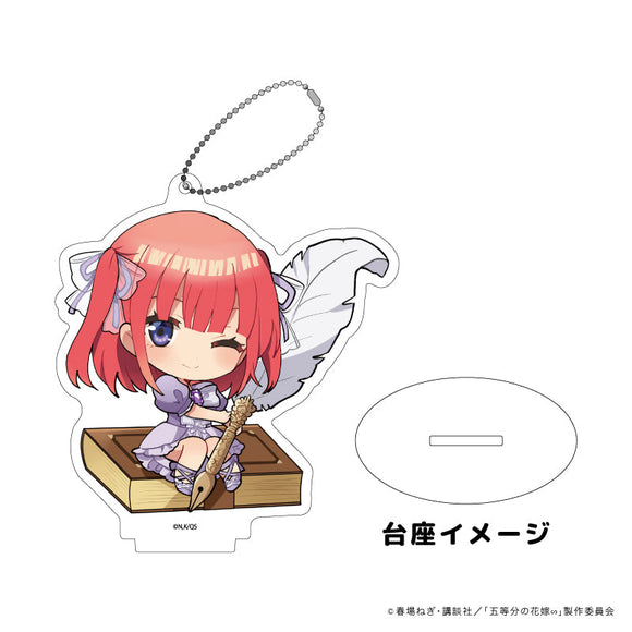 『五等分の花嫁∽』アクリルスタンドキーホルダー07/二乃 本の守り人ver.(ミニキャライラスト)