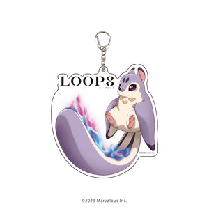 『LOOP8』デカアクリルキーホルダー 01/ムササデザイン(公式イラスト)