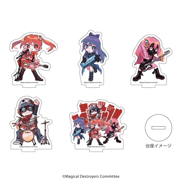 『魔法少女マジカルデストロイヤーズ』アクリルぷちスタンド 01/バンドVer. BOX (全5種)(ミニキャライラスト)