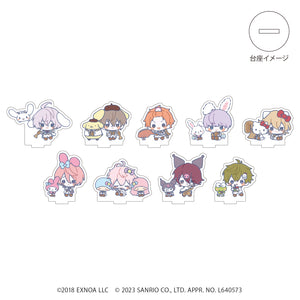 『ウインドボーイズ！×サンリオキャラクターズ』アクリルぷちスタンド 01/BOX (全9種)(ミニキャライラスト)