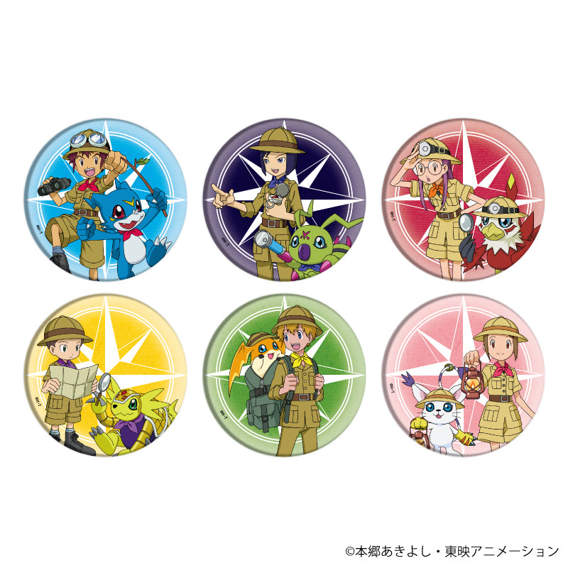 デジモンアドベンチャー02』缶バッジ 04/探検ver. BOX (全6種
