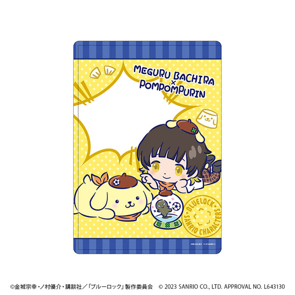 『ブルーロック×サンリオキャラクターズ』キャラクリアケース 02/蜂楽廻×ポムポムプリン(ミニキャライラスト)