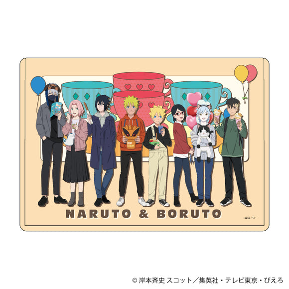 『NARUTO＆BORUTO』キャラクリアケース 12/整列デザイン テーマパークver.(描き下ろしイラスト)