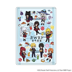 『RWBY 氷雪帝国』キャラクリアケース 02/集合デザイン カフェver.(グラフアートイラスト)