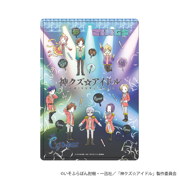 『神クズ☆アイドル』キャラクリアケース 02/集合デザイン(グラフアートイラスト)