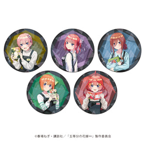 『五等分の花嫁∽』ホログラム缶バッジ(65mm) 01/書店ver. BOX(全5種)(描き下ろしイラスト)