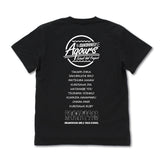 『ラブライブ!サンシャイン!! 』Aqours Tシャツ/BLACK　【202405再販】