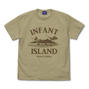 『ゴジラ』インファント島 Tシャツ SAND KHAKI