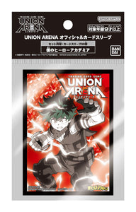 『僕のヒーローアカデミア』UNION ARENA (ユニオンアリーナ) オフィシャルカードスリーブ