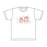 『しろたん × サンリオキャラクターズ』 Tシャツ / しろたん×マイメロディ