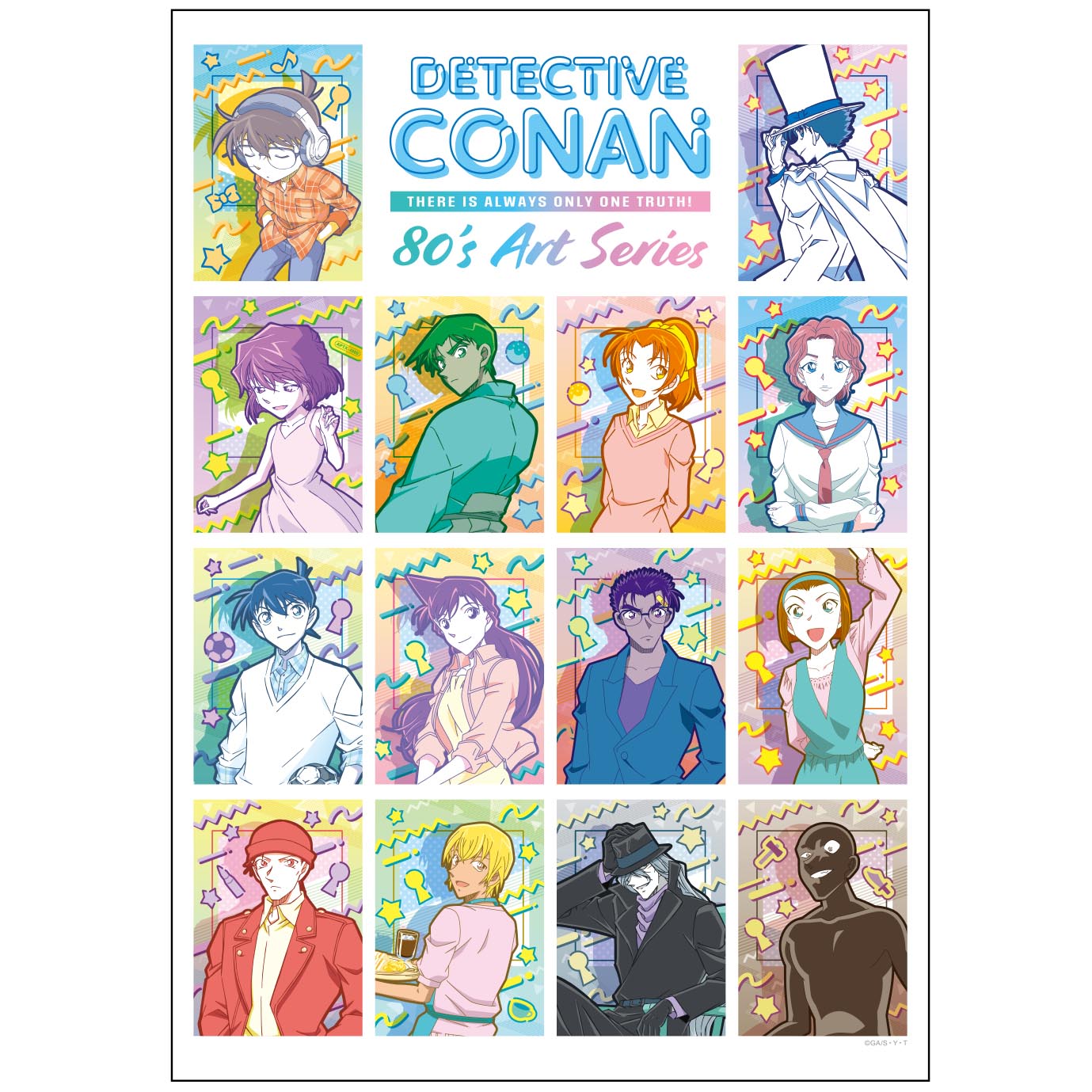 名探偵コナン』クリアポスター／80'sアート – Anime Store JP
