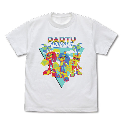 『ソニック・ザ・ヘッジホッグ』ソニック PARTY ANIMALS フルカラーTシャツ / WHITE
