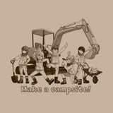 『ゆるキャン△』映画『ゆるキャン△』 Make a campsite！ Tシャツ/LIGHT BEIGE【202406再販】